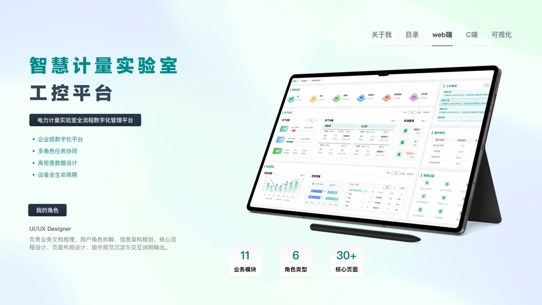 智慧实验室产品体验设计项目封面