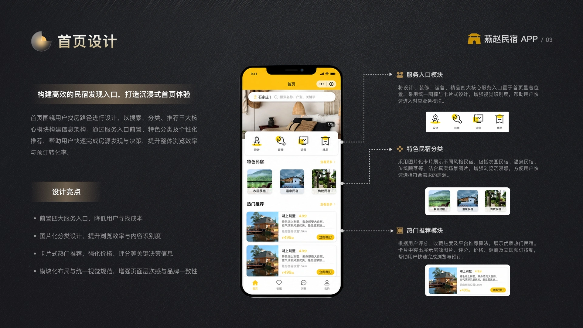 燕赵民宿 APP · 项目展示 · 第 4 张